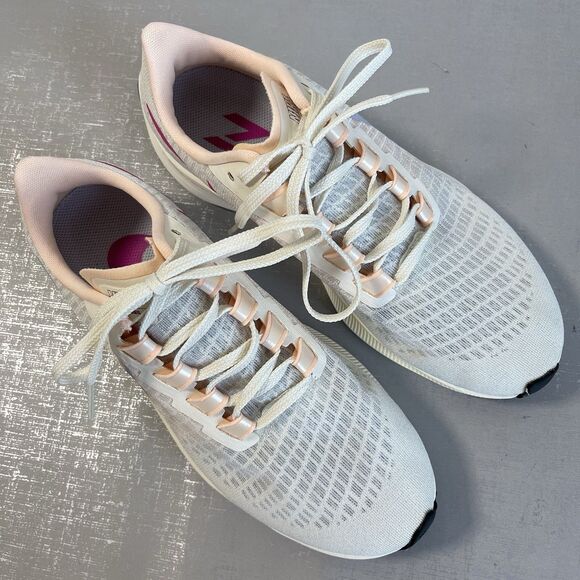 Nike Shoes Womens Size 7.5 Air Zoom Pegasus 37 Pale Ivory Running Sneakers - Picture 10 of 16